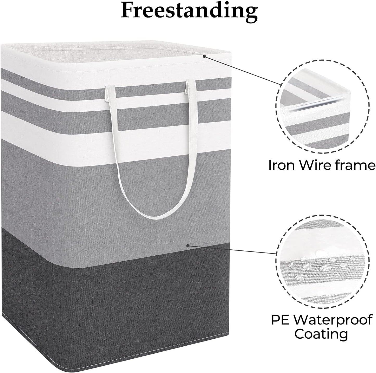 Large Collapsible Laundry Hamper