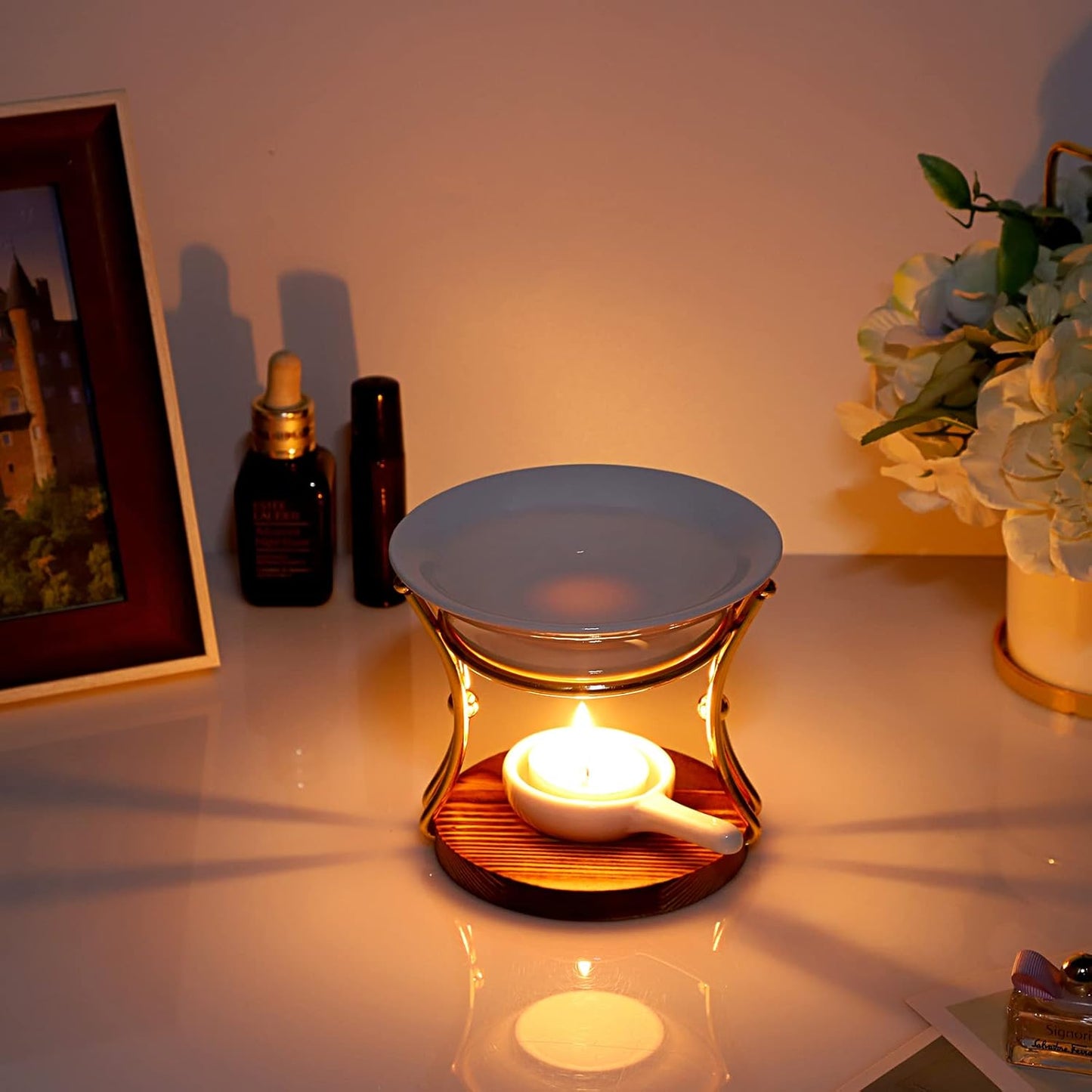 Ceramic Tealight Wax Melt Warmer