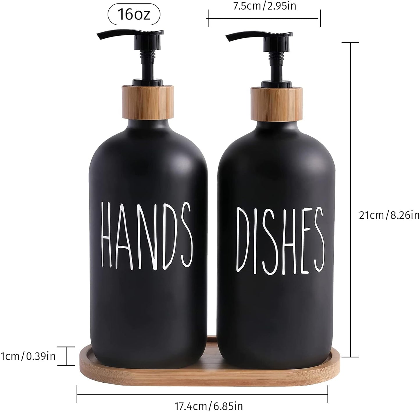 Set of 2 Soap Dispensers