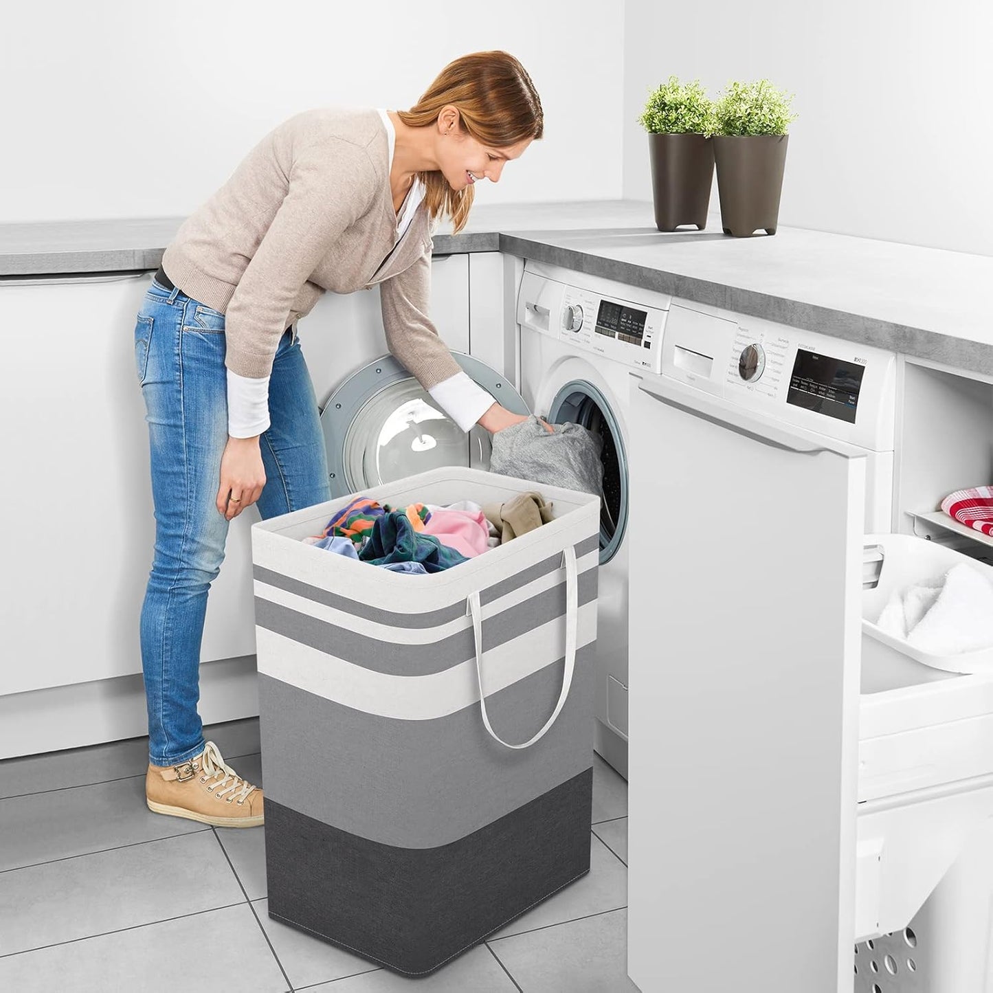 Large Collapsible Laundry Hamper