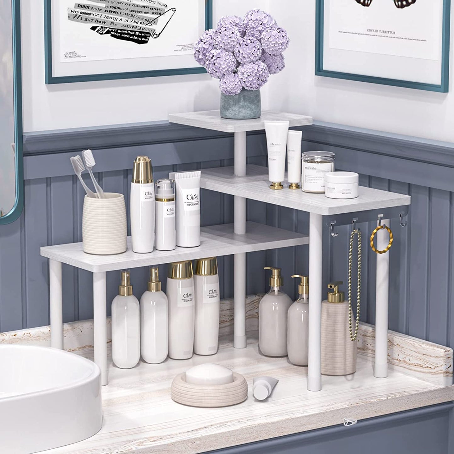 Bathroom Countertop Corner Shelf