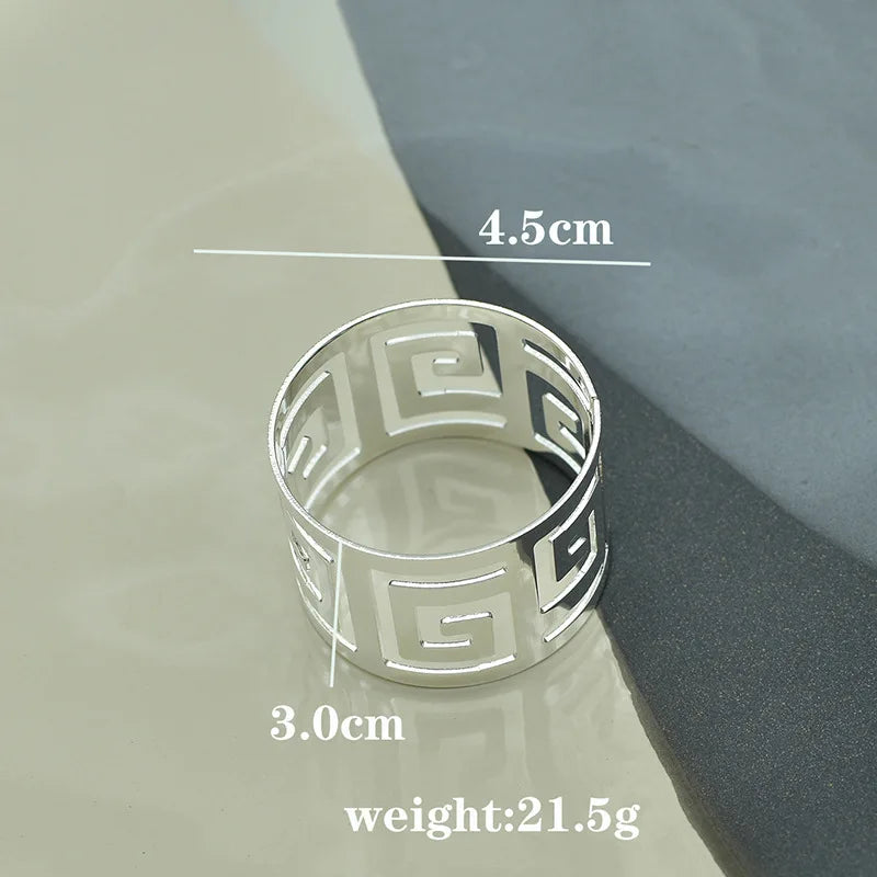 6Pcs Napkin Rings