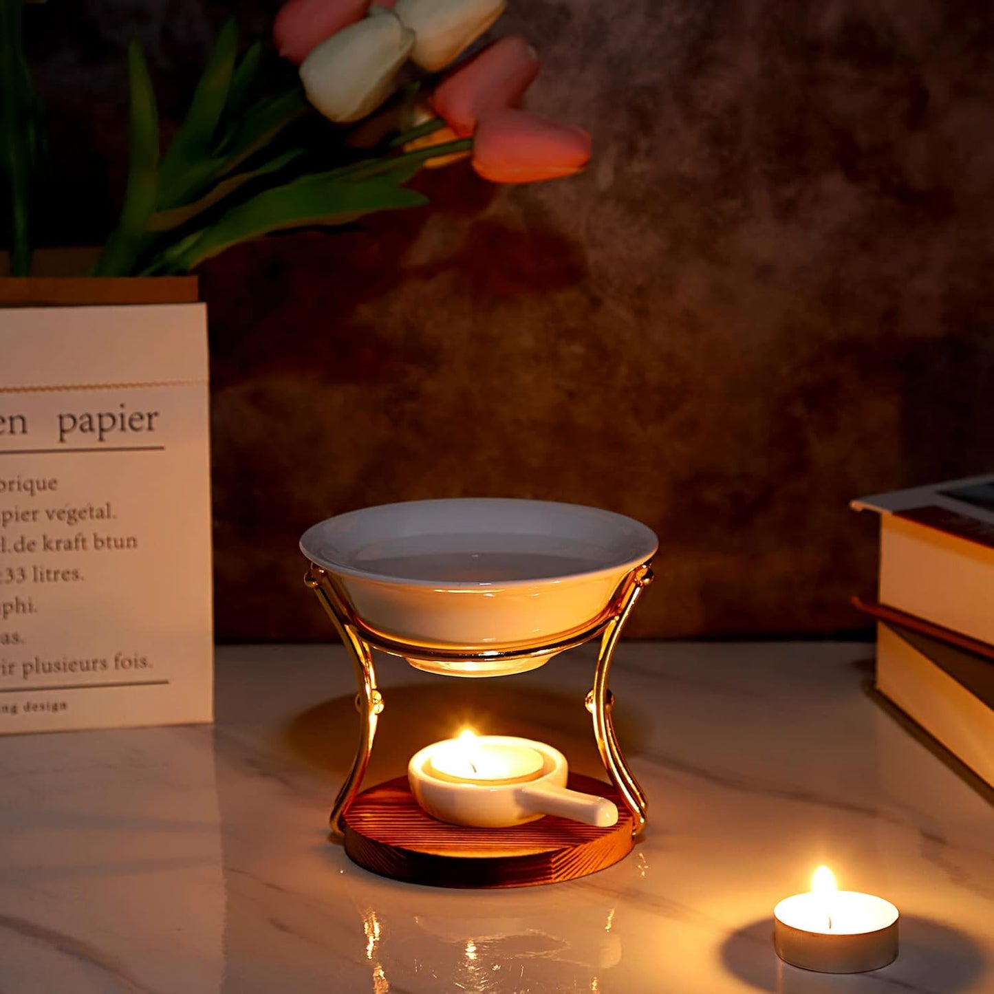 Ceramic Tealight Wax Melt Warmer