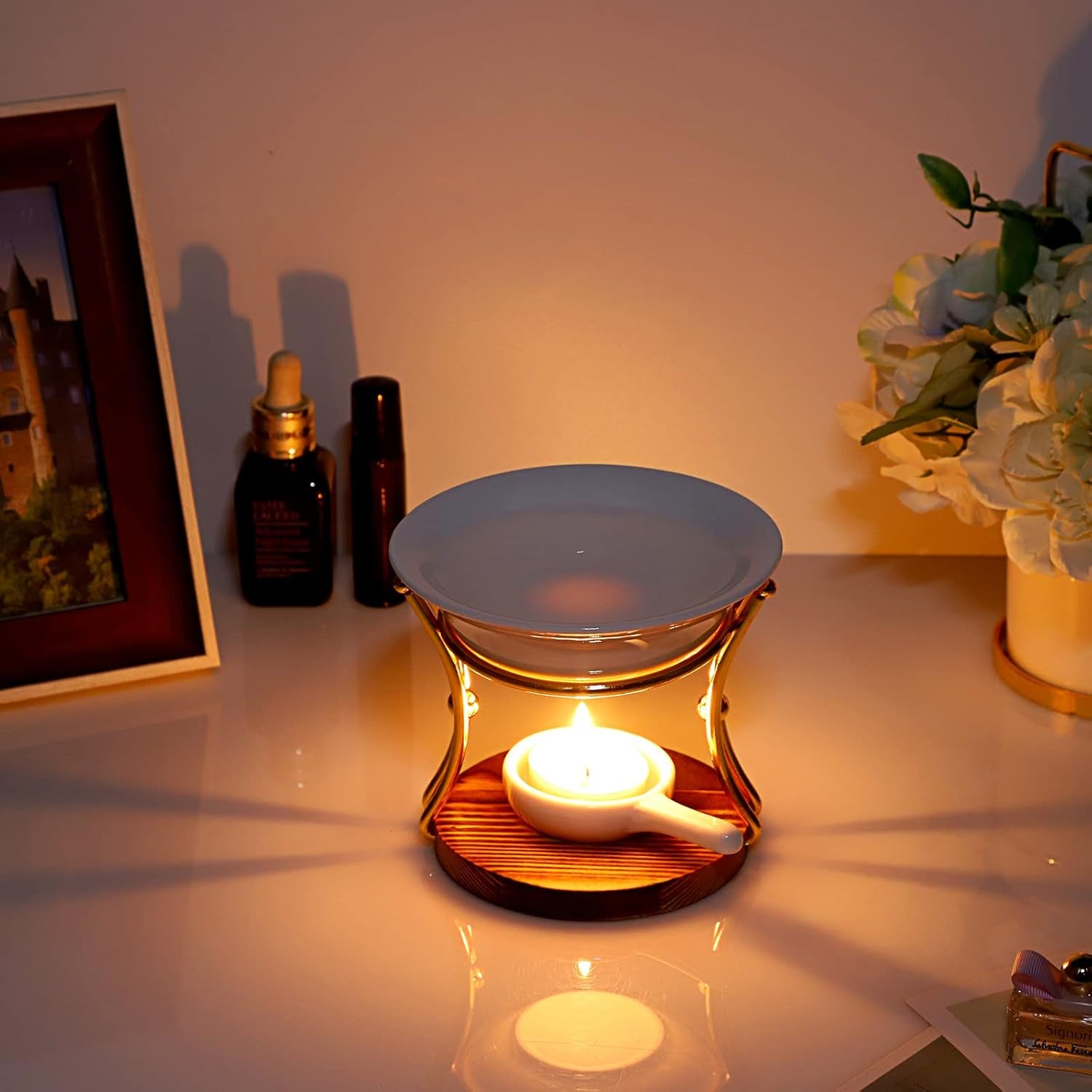 Ceramic Tealight Wax Melt Warmer