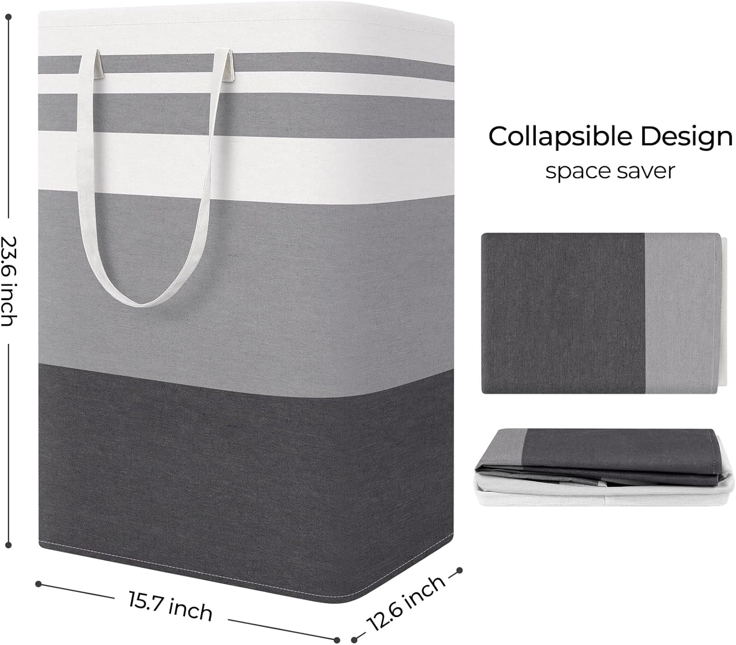 Large Collapsible Laundry Hamper 