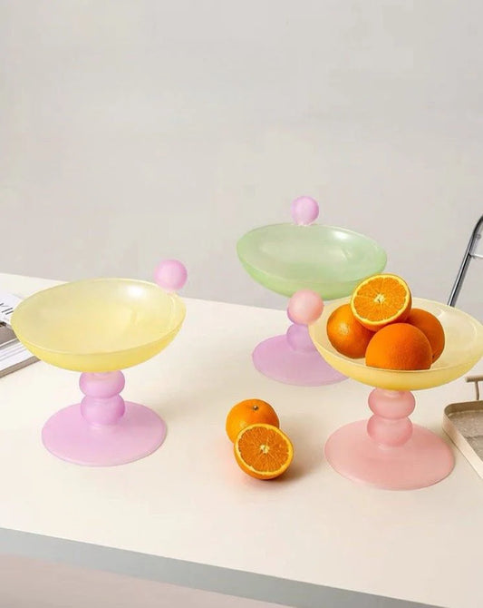 Jelly Bean Footed Fruit Bowl 