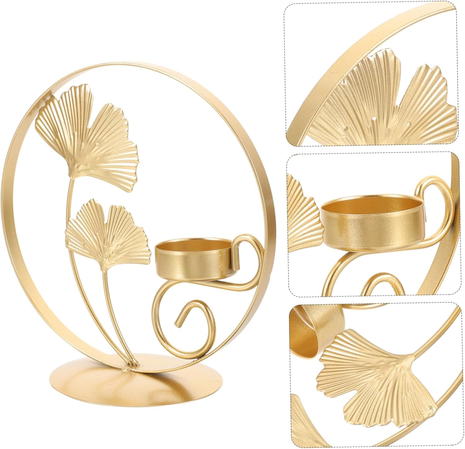 Ginkgo Leaf Candle Holder
