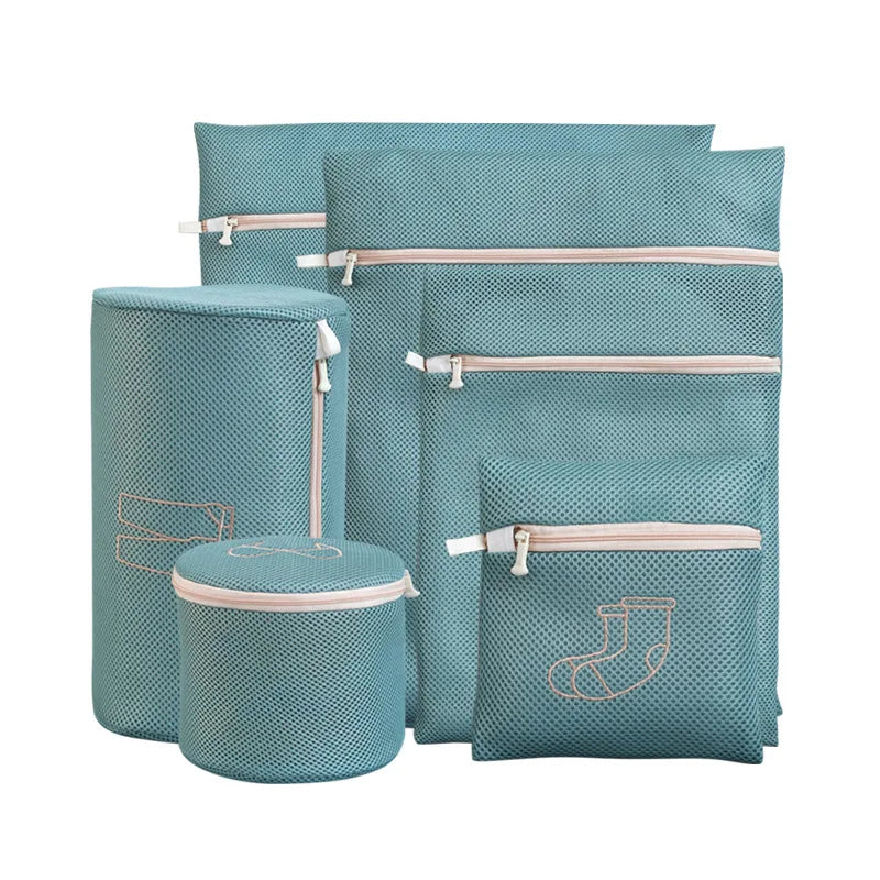 Morandi Embroidery Laundry Bag 