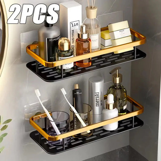 Non-Perforated Wall Mounted Bathroom Shelves