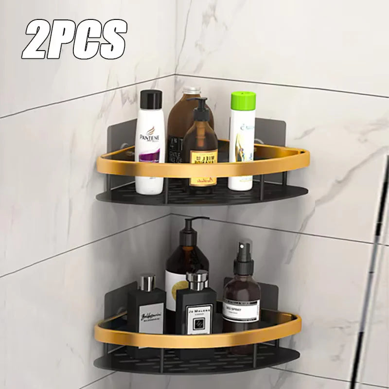 Non-Perforated Wall Mounted Bathroom Shelves